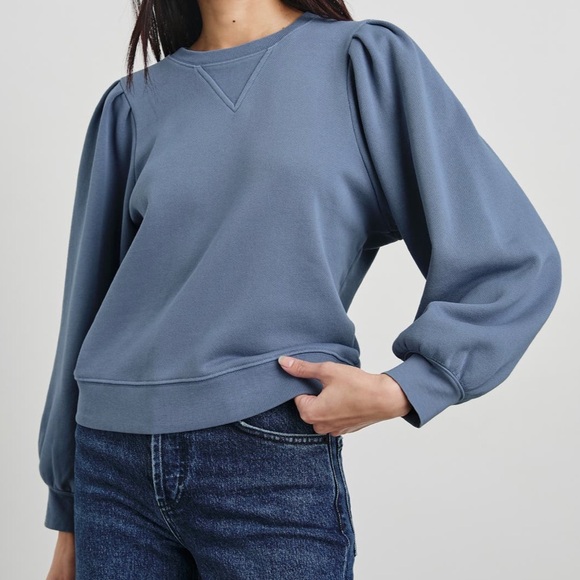 Rails Women's Tiffany Faded Periwinkle Blue V-Neck Sweater - Picture 1 of 5